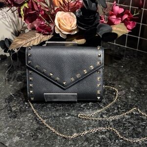 Valentino Garavani Black Studded Wristlet